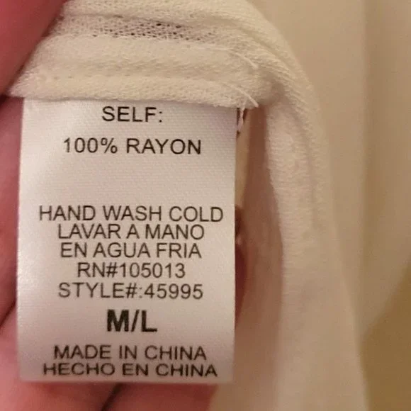 Altar'd State Womens Duster Cream M/L Crochet Trim Kimono Open Front - Picture 3 of 7